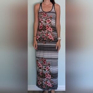 American Rag Xs Maxi Floral Dress